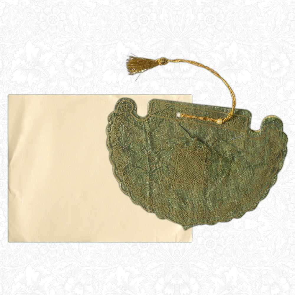 Invitation Card - Designer Hand-Fan Invitation Card-KNK3544-King of Cards