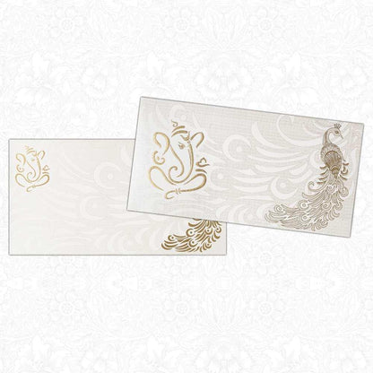 Invitation Card - Peacock Design Invitation Card-KNK3568