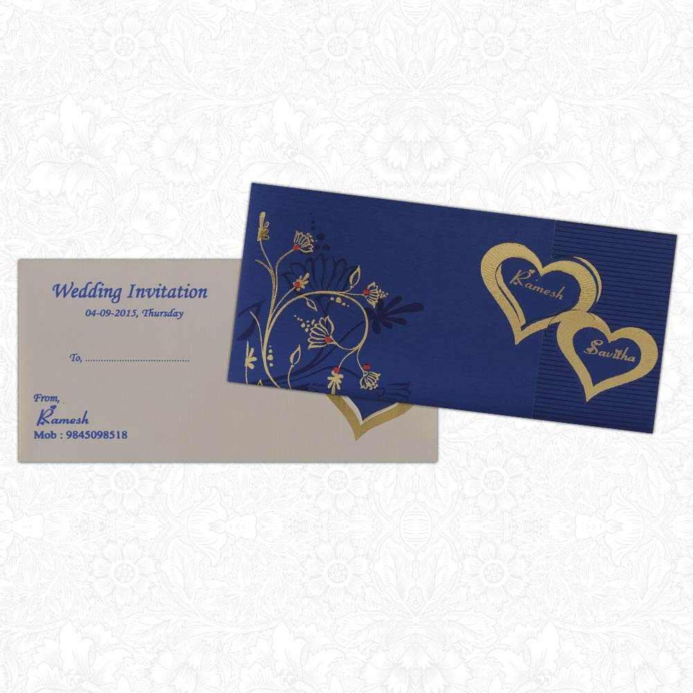 Invitation Card - Delightfully heart-warming Invitation card-KNK3861-King of Cards