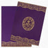 Invitation Card - Purple Hindu Wedding Invitation Card-KNK4023