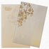 Invitation Card - Exclusive Gold Floral Marriage Invitation Cards-KNK4234