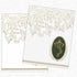 Invitation Card - Intricate Flower Design Wedding Invitation Card-KNK4323