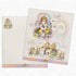 White Colourful Wedding Card