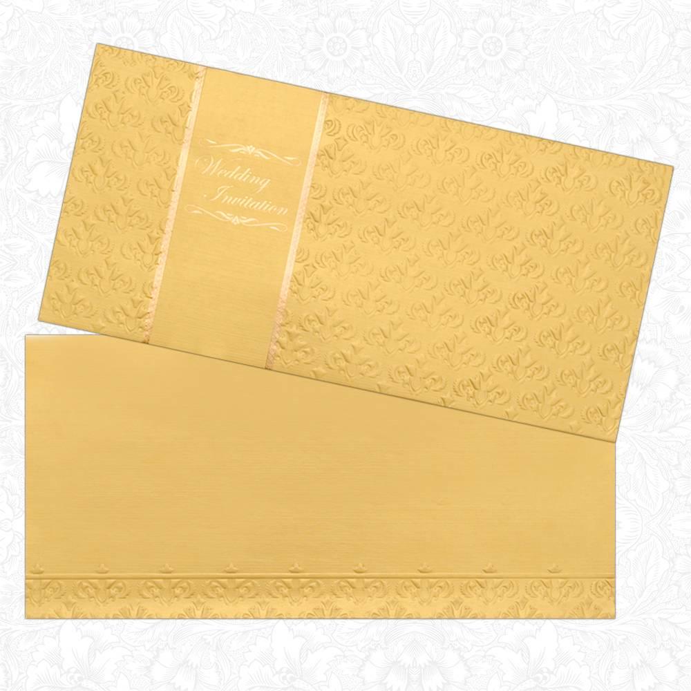 Invitation Card - Golden Wedding Cards-KNK4528-King of Cards