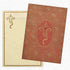 Invitation Card - Mesh patterned Ganesha Card in Gorgeous Red-KNK4611