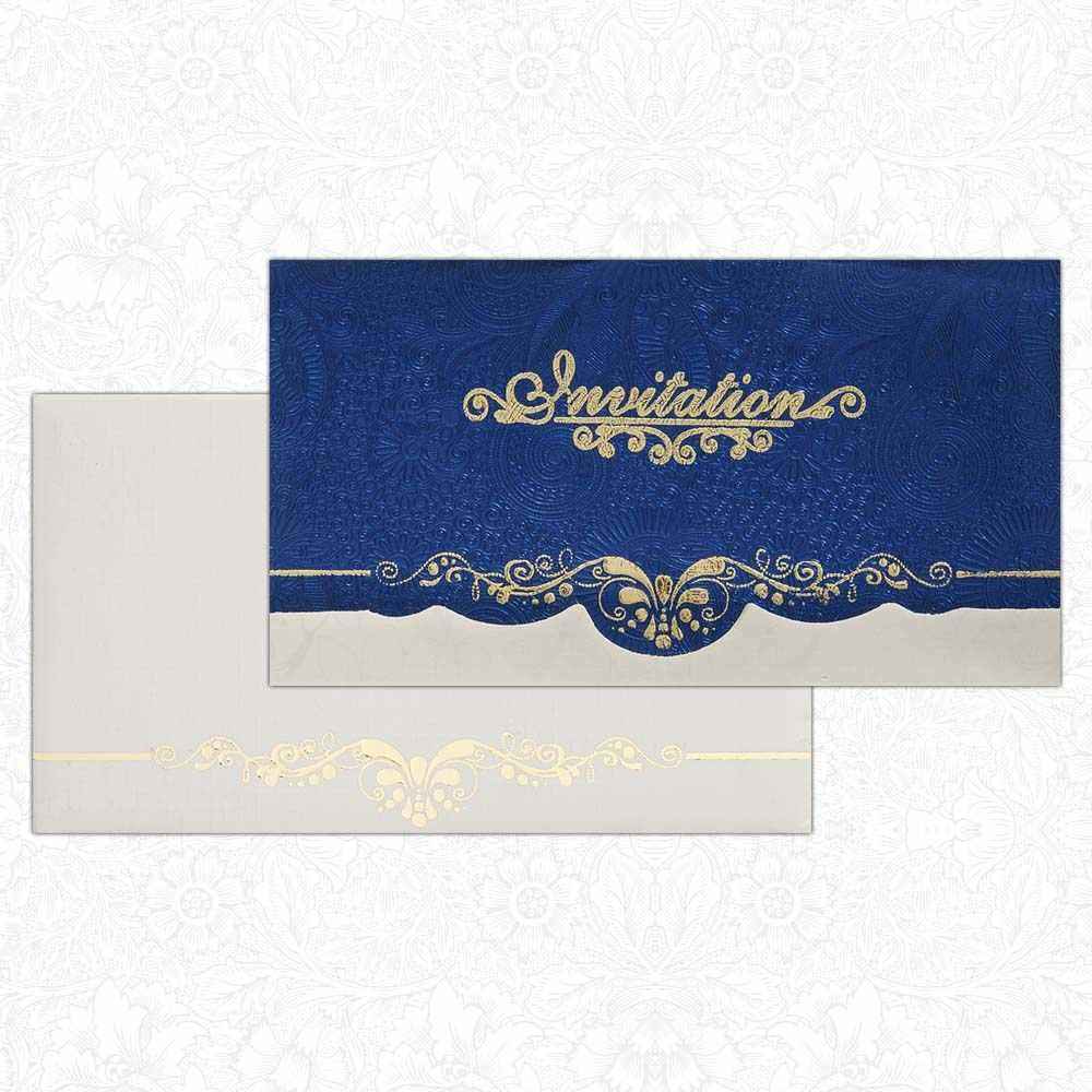 Invitation Card - Personal Blue Invitation Card-KNK4697-King of Cards