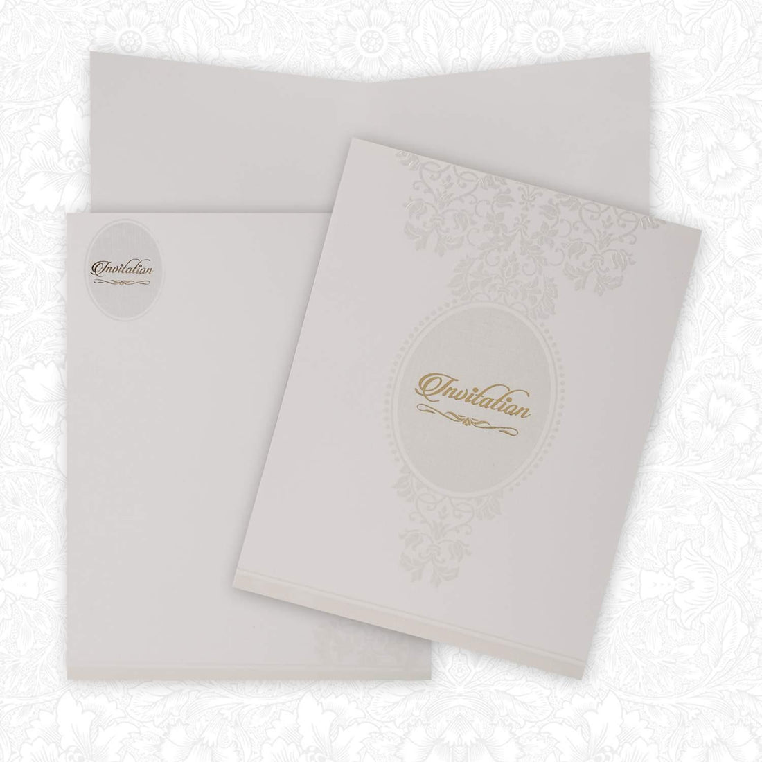 Grey Invitation Card