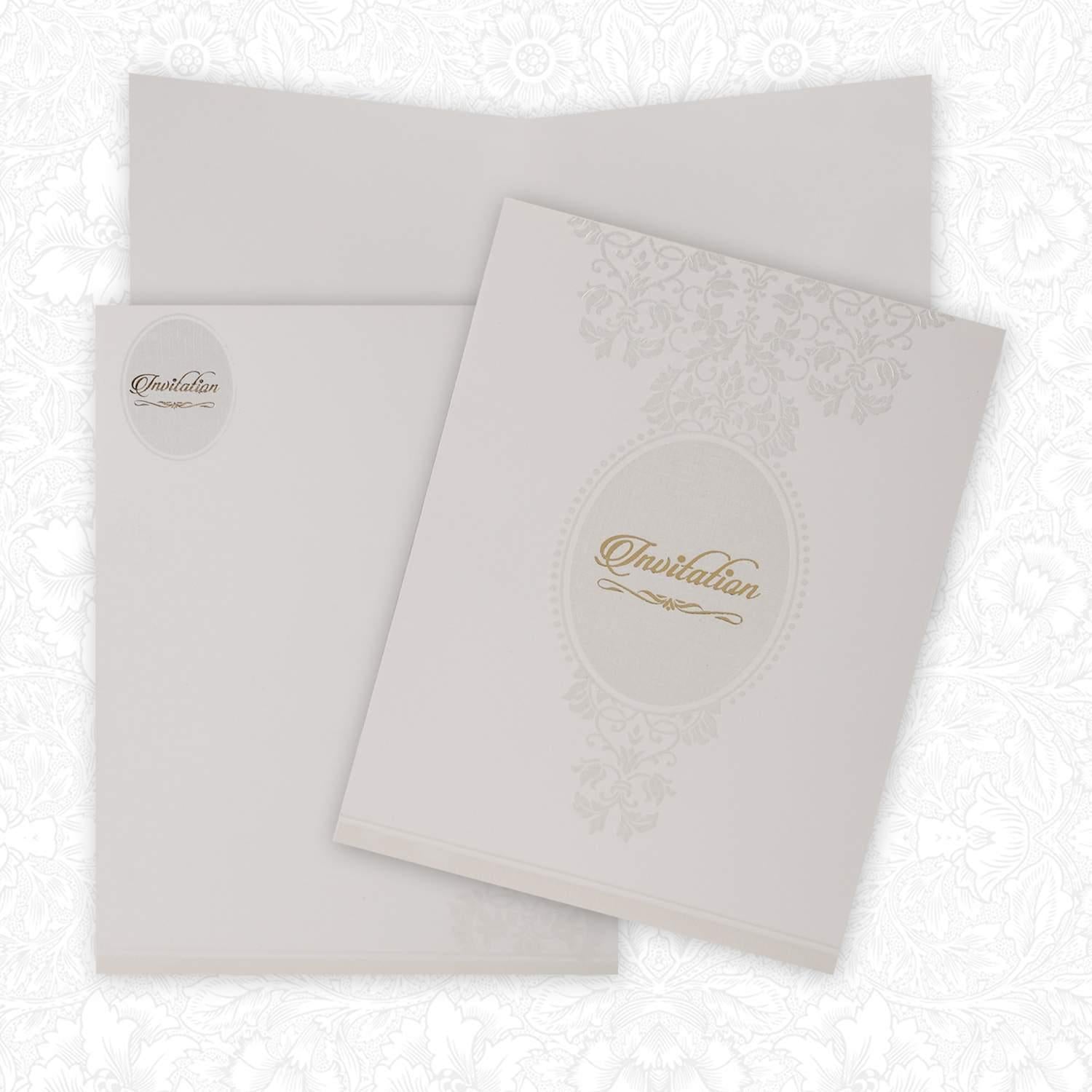 Grey Invitation Card