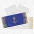 Blue Ganesha Invitaton With Gold Design-KNK4747