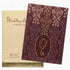 Invitation Card - Maroon Ganesha Card with Unmatched sophistication-KNK4882-King of Cards