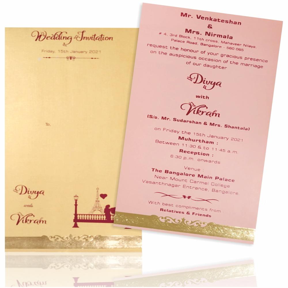 Invitation Card-King of Cards