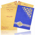 Gold And Blue Padding Invitation Card-Knpc9517b