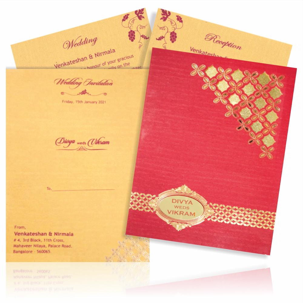 Red Invitation Card