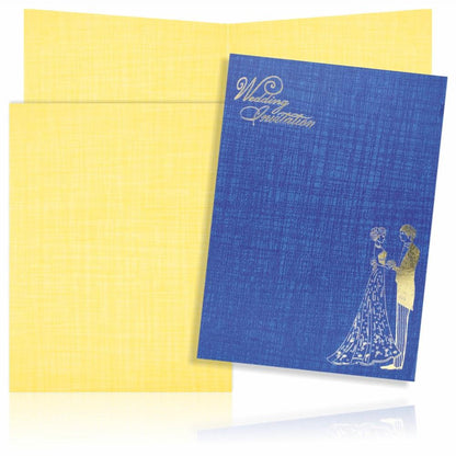 Blue Prince Paper Print Bride And Groom Design-KNPP712B-King of Cards