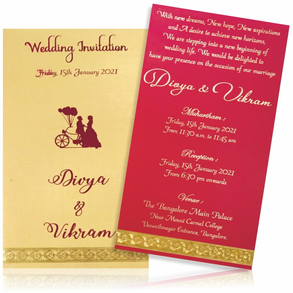 Invitation Card-King of Cards