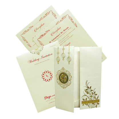 Check out the collection of White door type unique and modern invitation card at best price. ?Customer Support ?Home Delivery