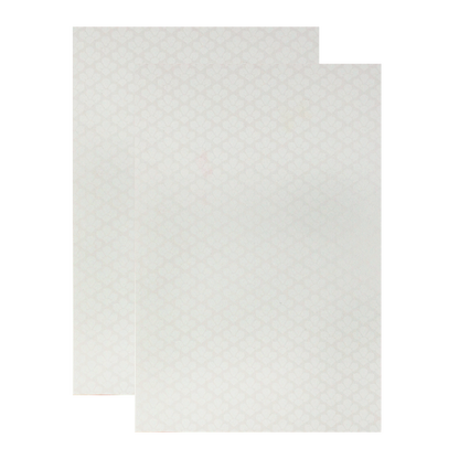 White and Green Ganesha Floral Wedding Card-KNAI2201