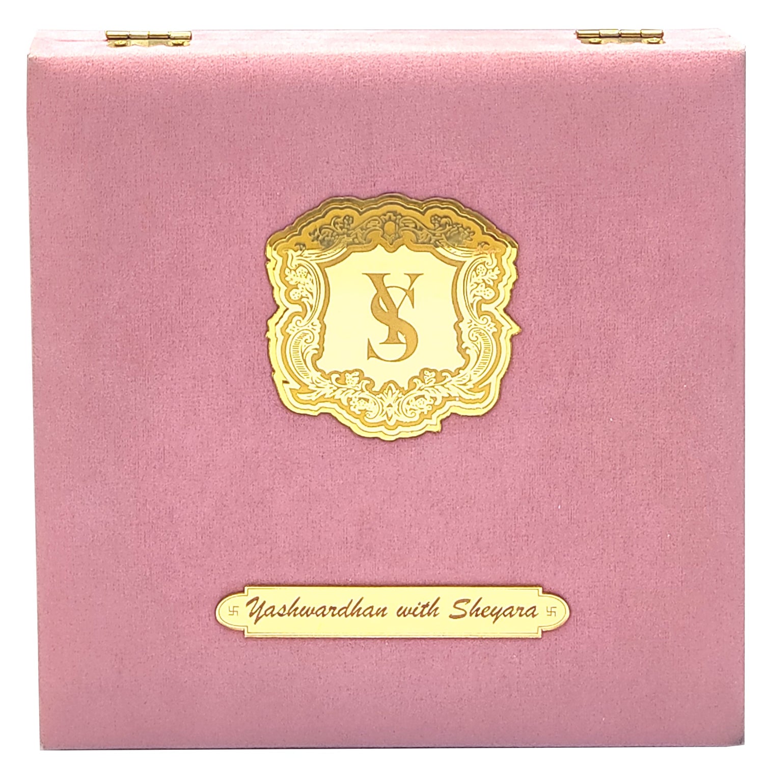 Pink Box Invitation Card-King of Cards