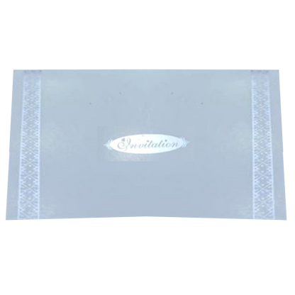 Grey Invitation Card-King of Cards