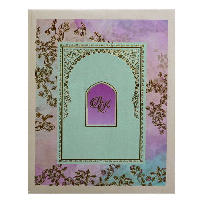 Very Light Orange Wedding Card-King of Cards