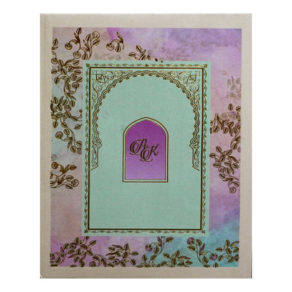 Very Light Orange Wedding Card-King of Cards