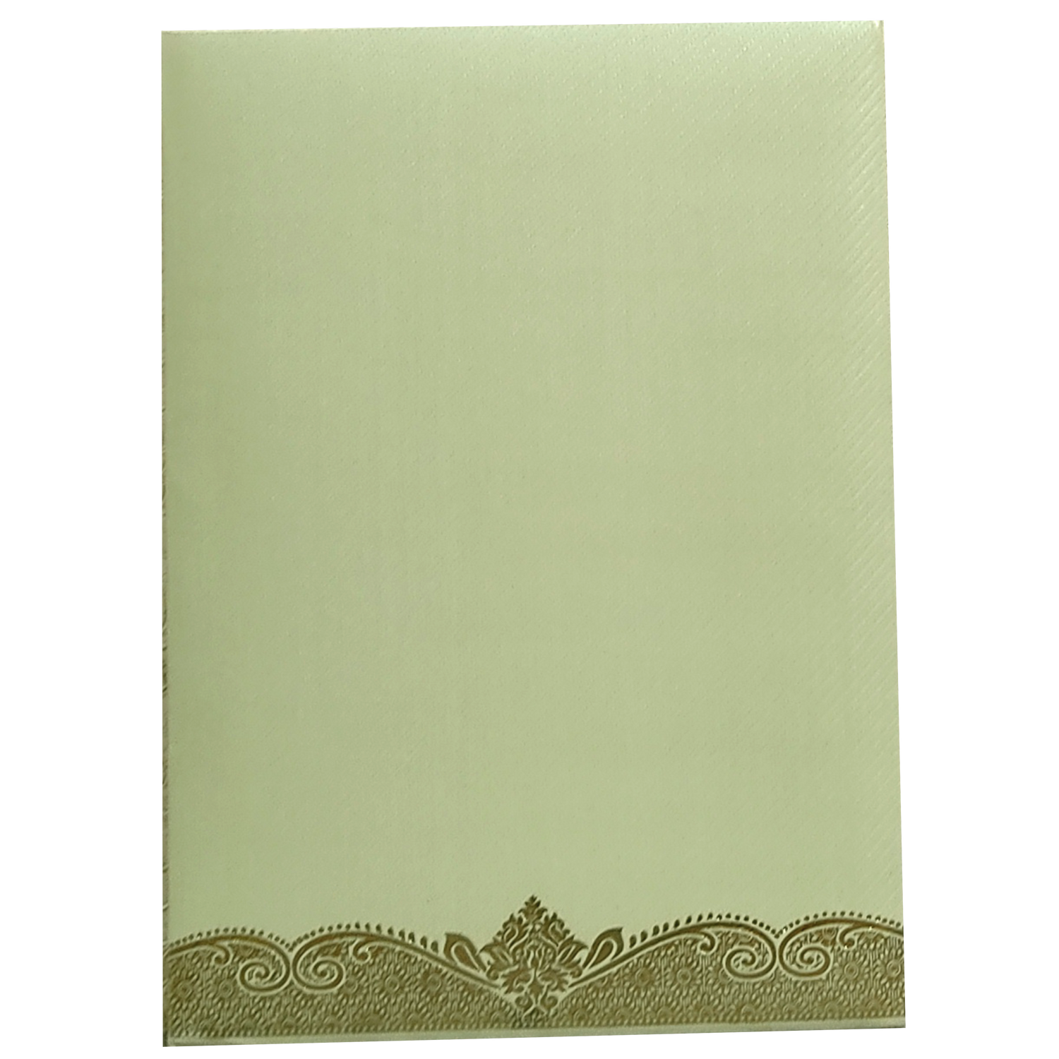 Green Traditional Invitation Card-KNKTGN024