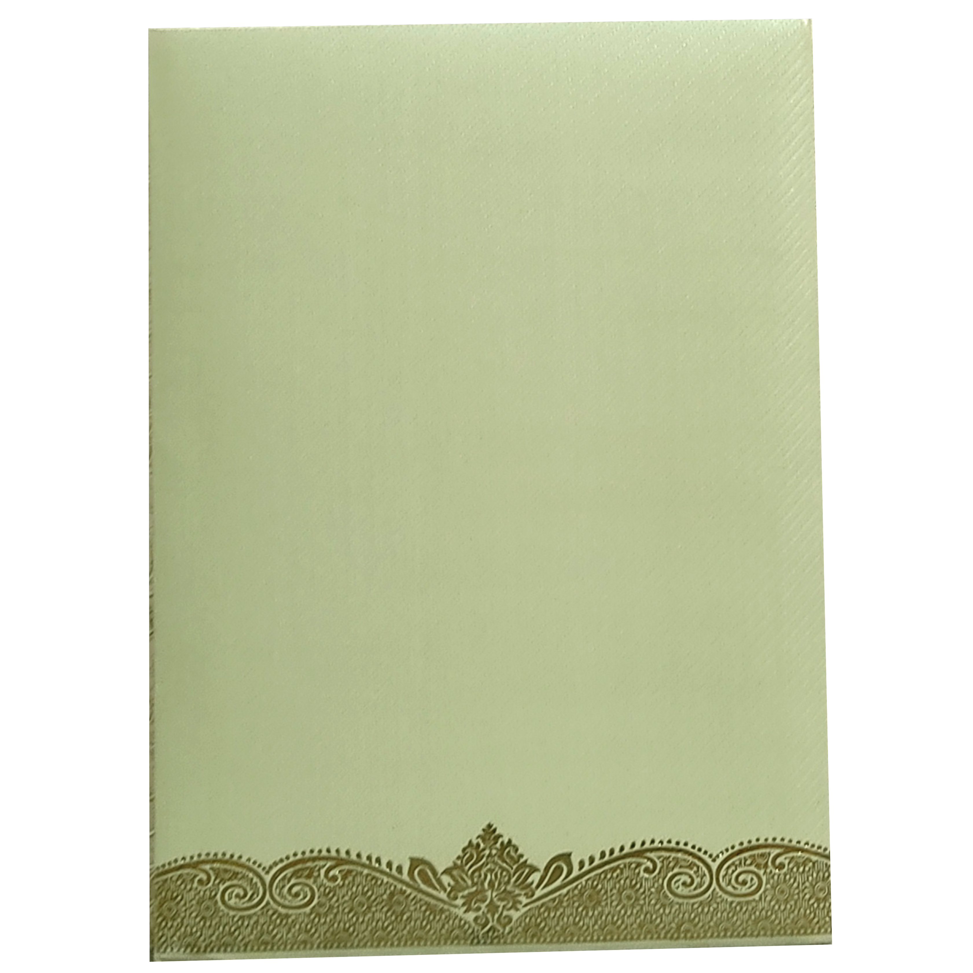 Green Traditional Invitation Card-KNKTGN024