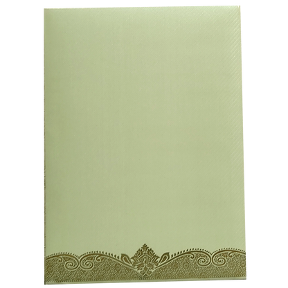 Green Traditional Invitation Card-KNKTGN024