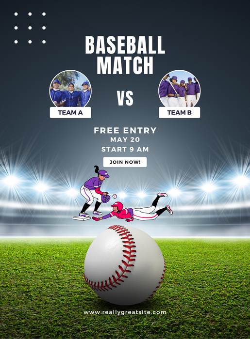 Field of Dreams Baseball Invitation-AABAS002
