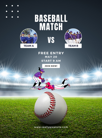 Field of Dreams Baseball Invitation-AABAS002