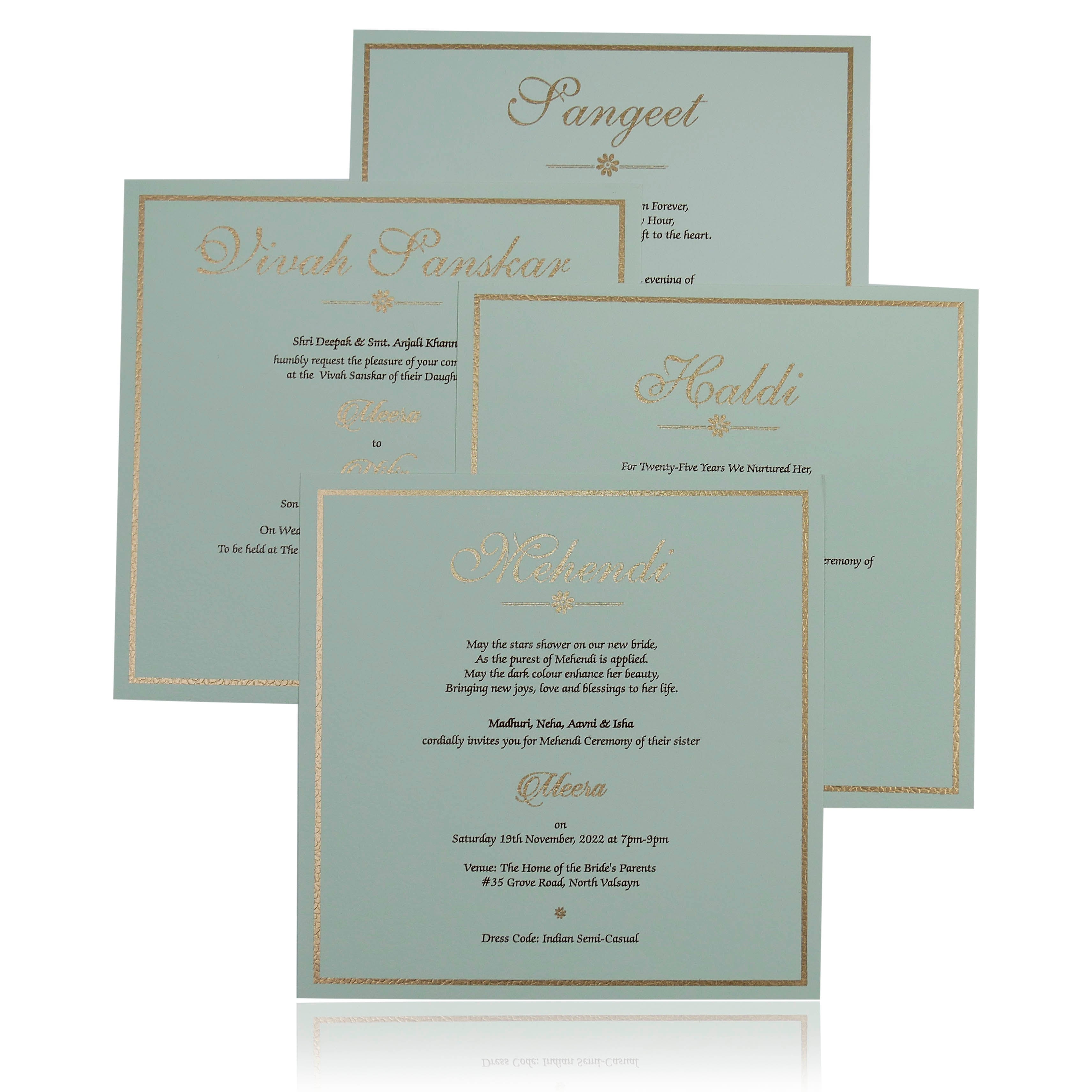 Invitation Card-King of Cards