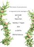 White Watercolor Floral Wedding Invitation-AAFWI006