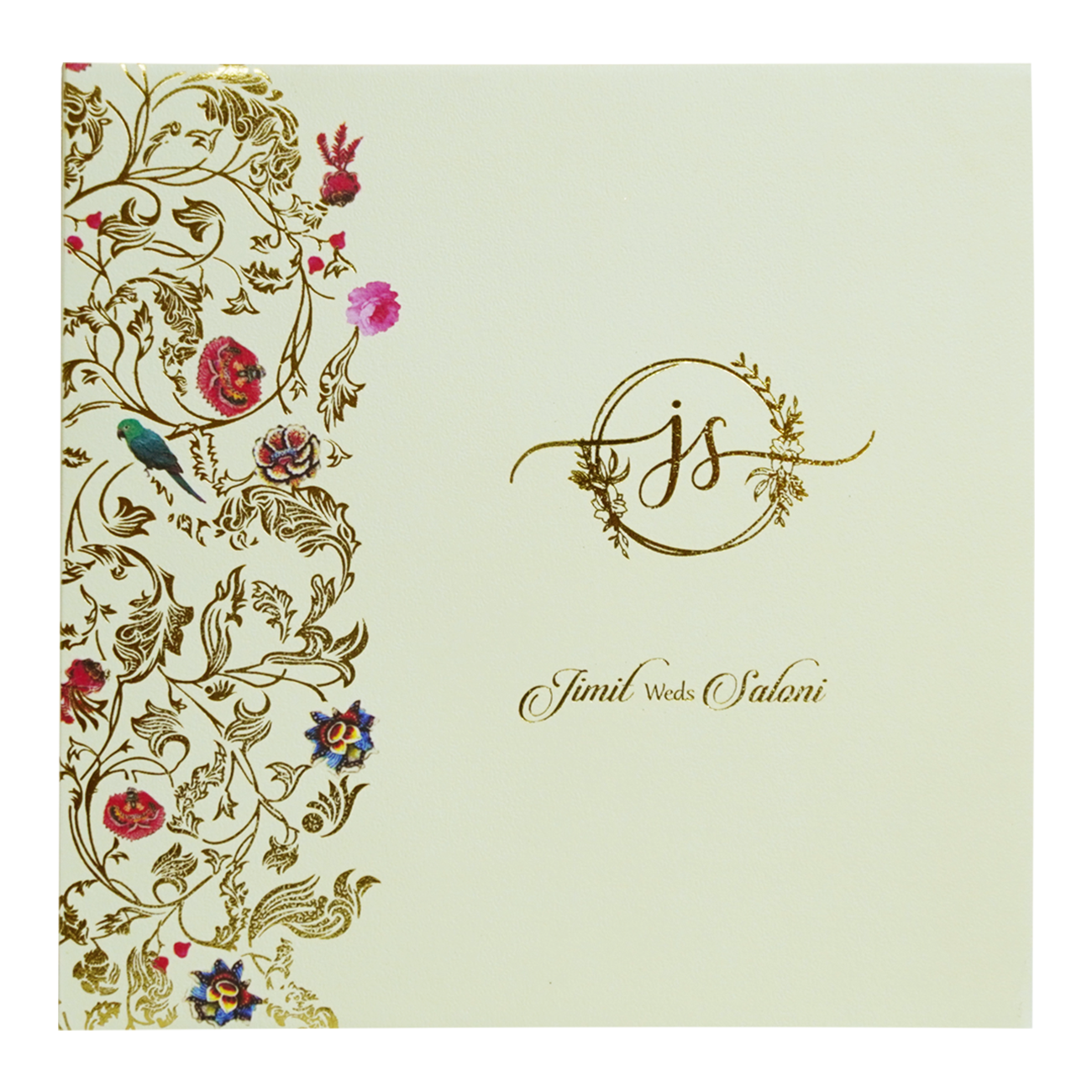 Yellow Designs Padded Wedding Card-King of Cards