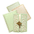 Pista Green Floral Box Invitation Card-King of Cards