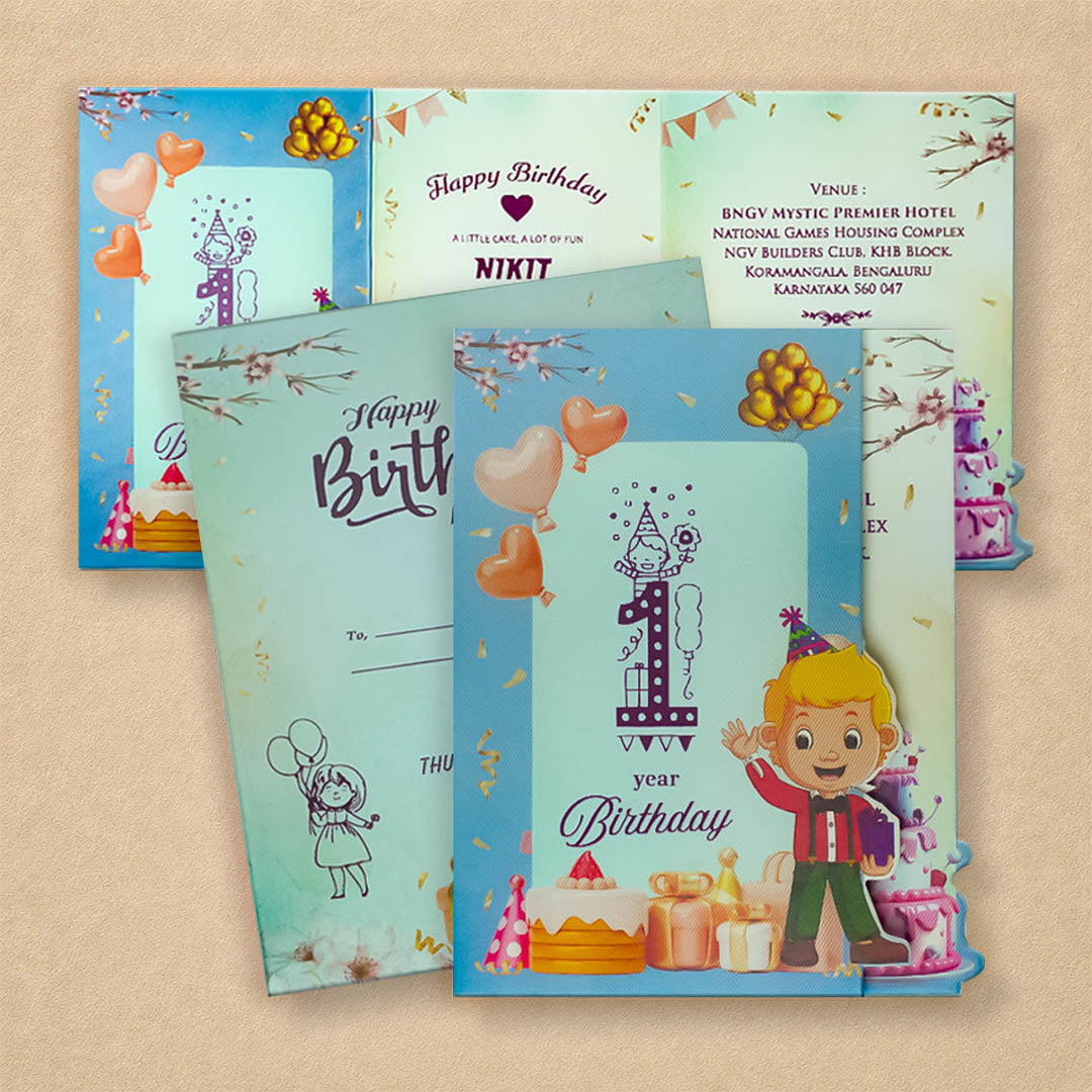 Blue Boy Birthday Card-KNKRL116