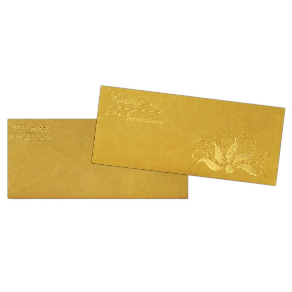 Gold Personal Invitation Card