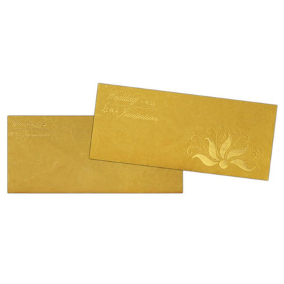 Gold Personal Invitation Card