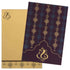 Invitation Card - Lush Purple and blue Hindu Ganesha Card-KNK1073