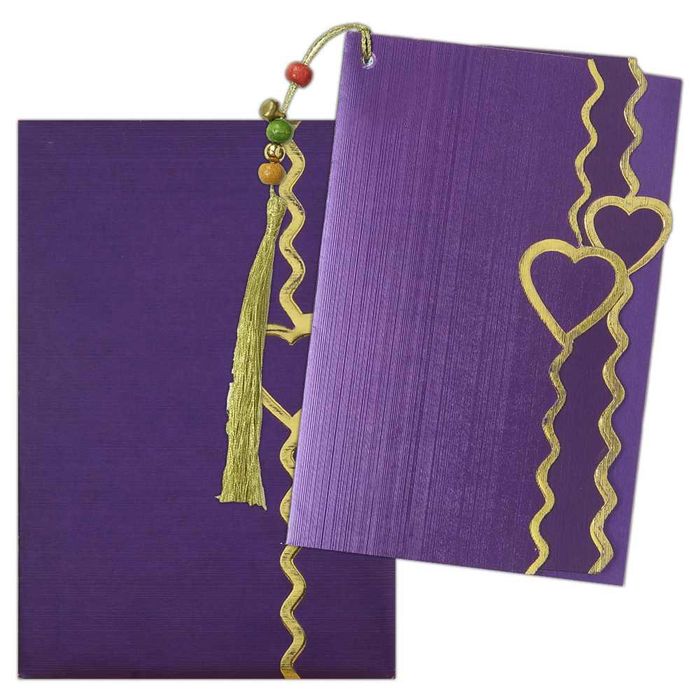 Invitation Card - Double Heart Shaped Wedding Invitation-KNK1365-King of Cards