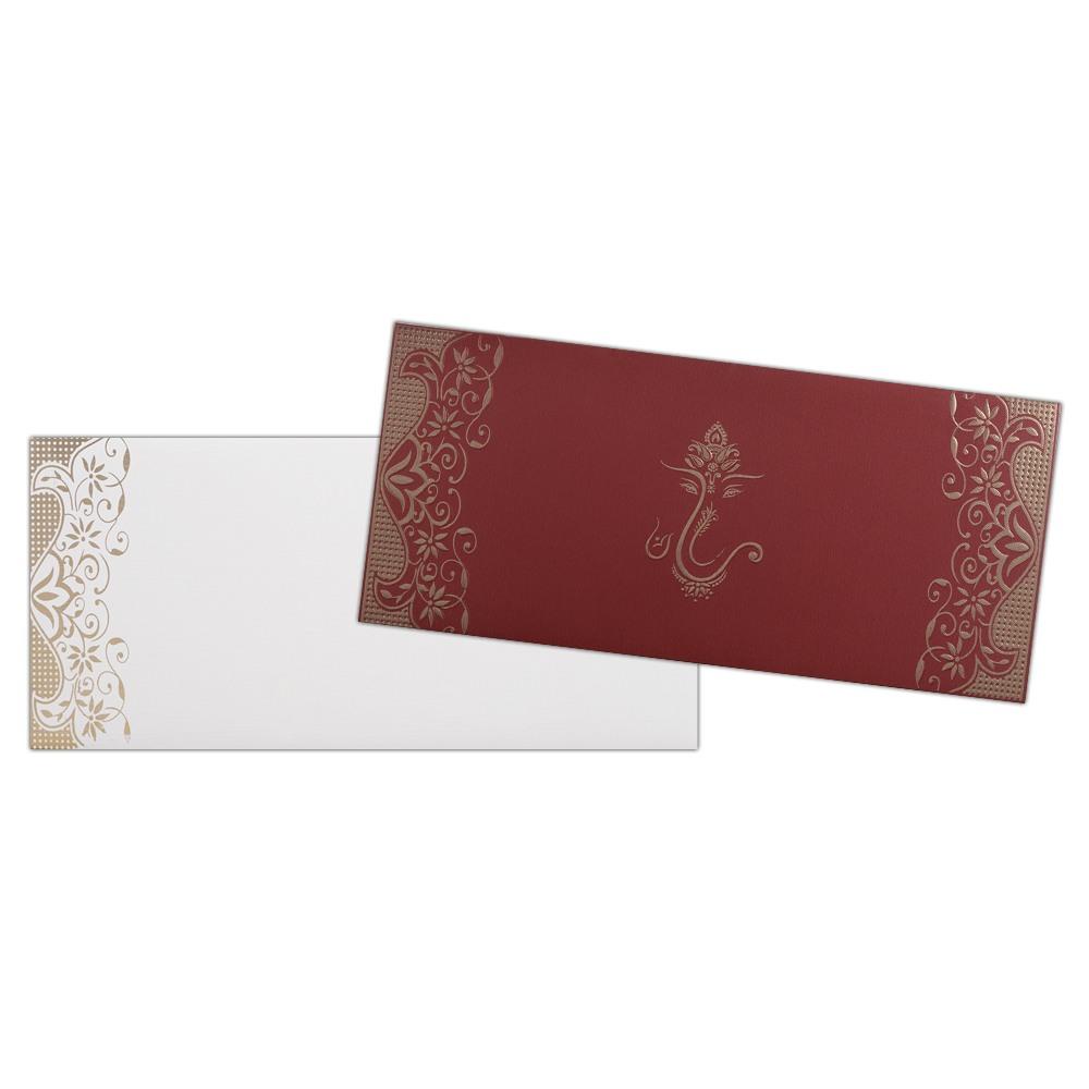 Invitation Card Designer Blue Ganesha Card