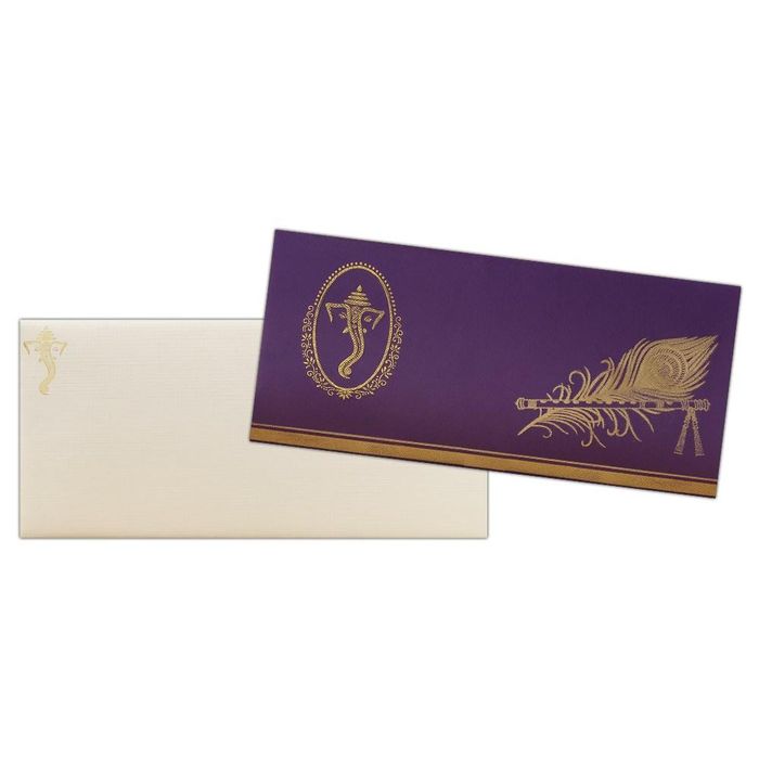Violet Personal Invitation Card-King of Cards