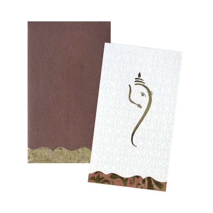 Invitation Card - Sonamukh Designer Ganesha Invitation Card-KNK1868-King of Cards