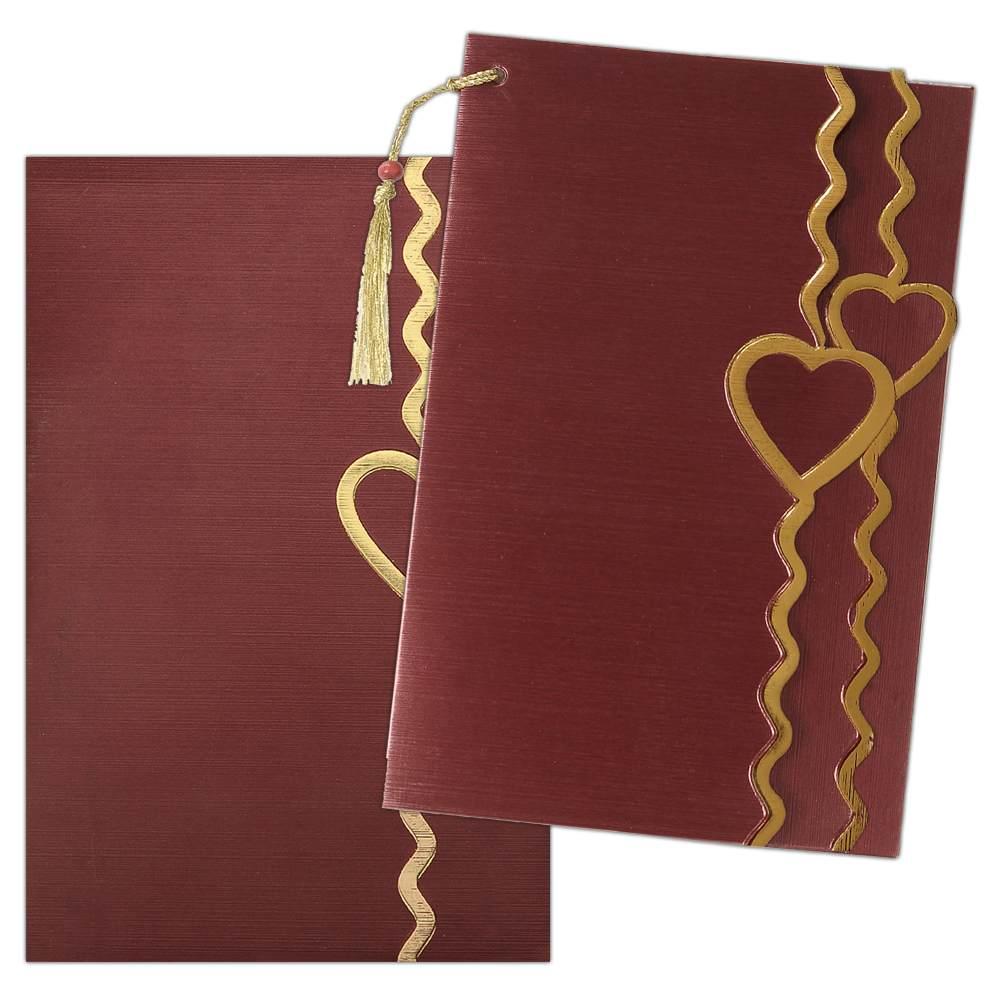 Invitation Card - Heart Shaped Personal Wedding Invitation-KNK2156