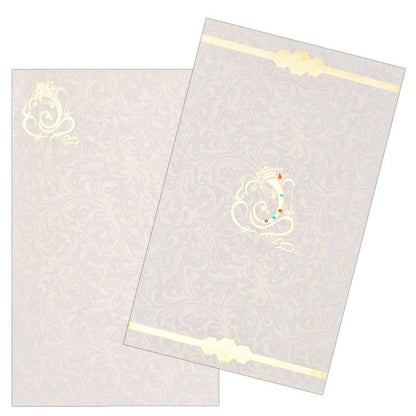 Admirable Ganesha Padded Wedding Card-KNK2280-King of Cards