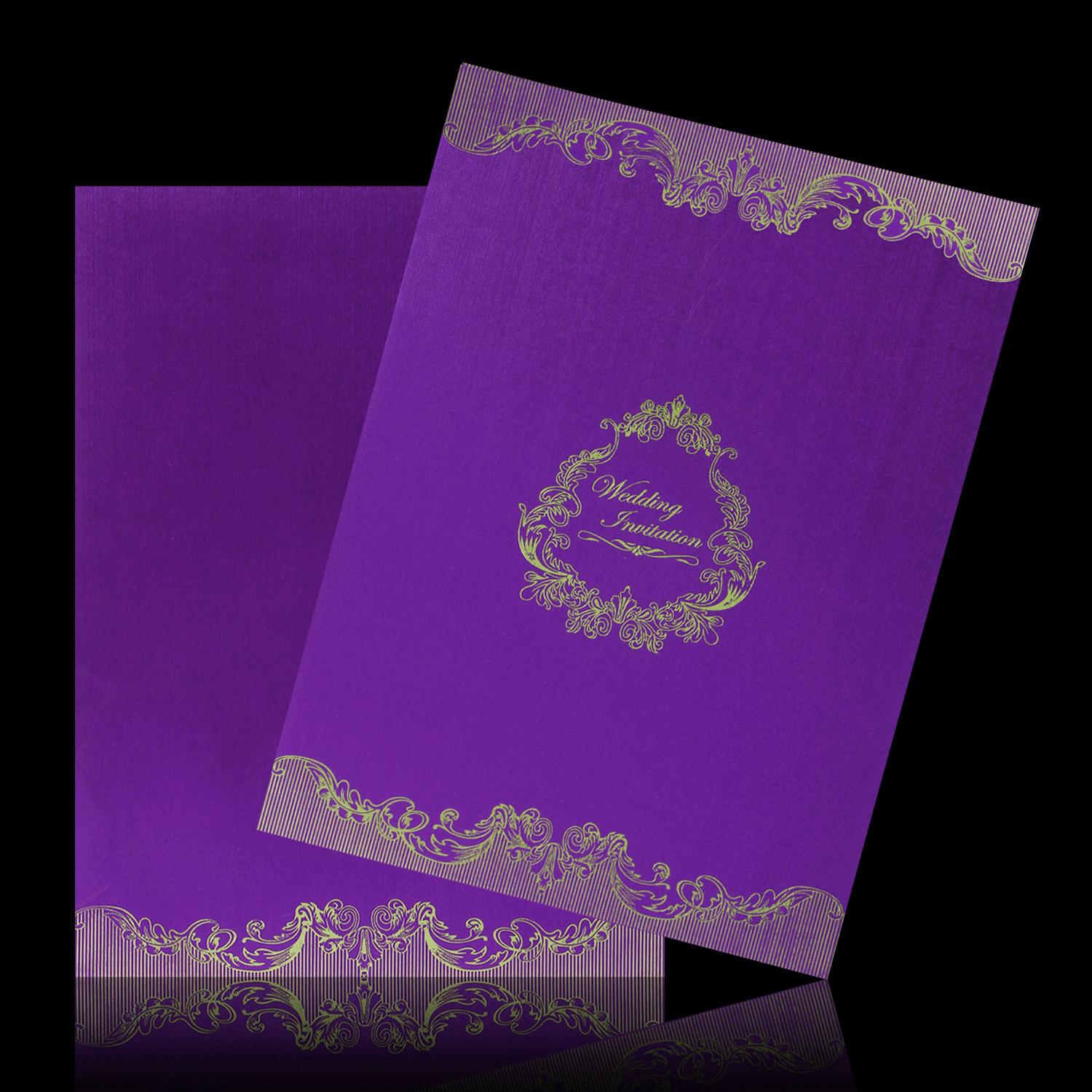 Violet Wedding Card-KNK2491