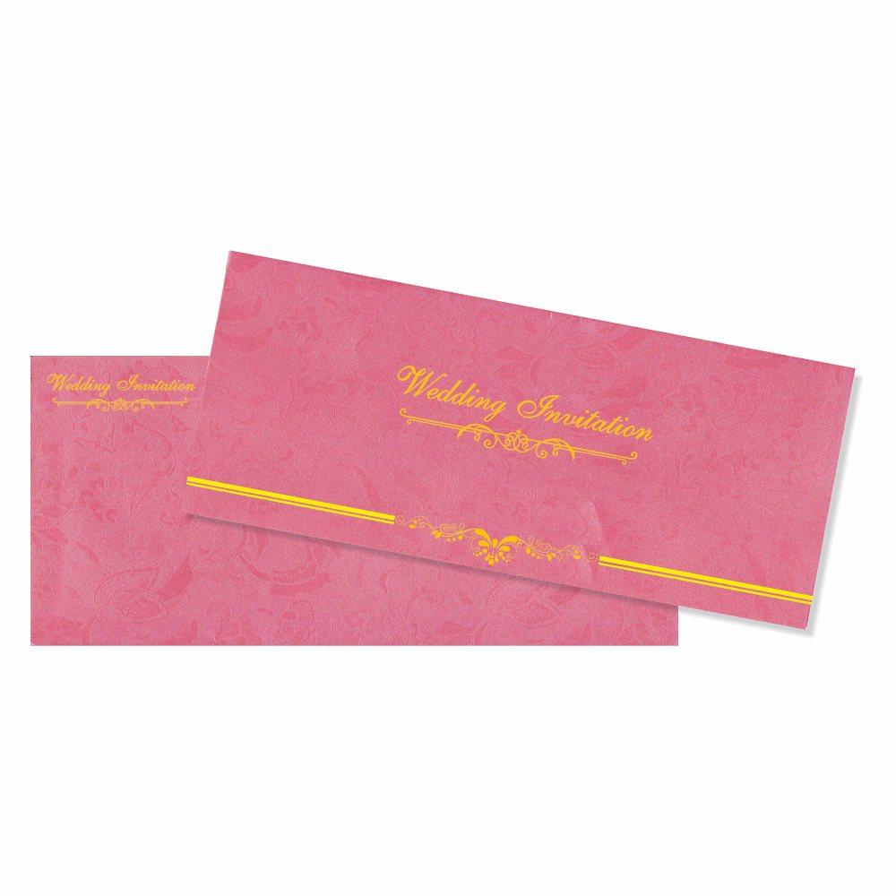 Pink Wedding Invitation Card
