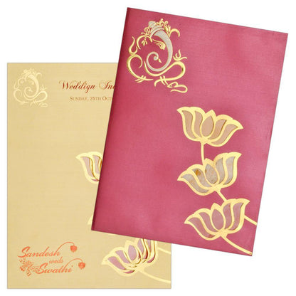Red HinduInvitation Card