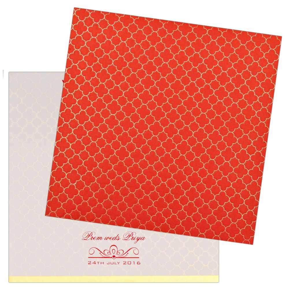 Red Invitation Card-KNK3700
