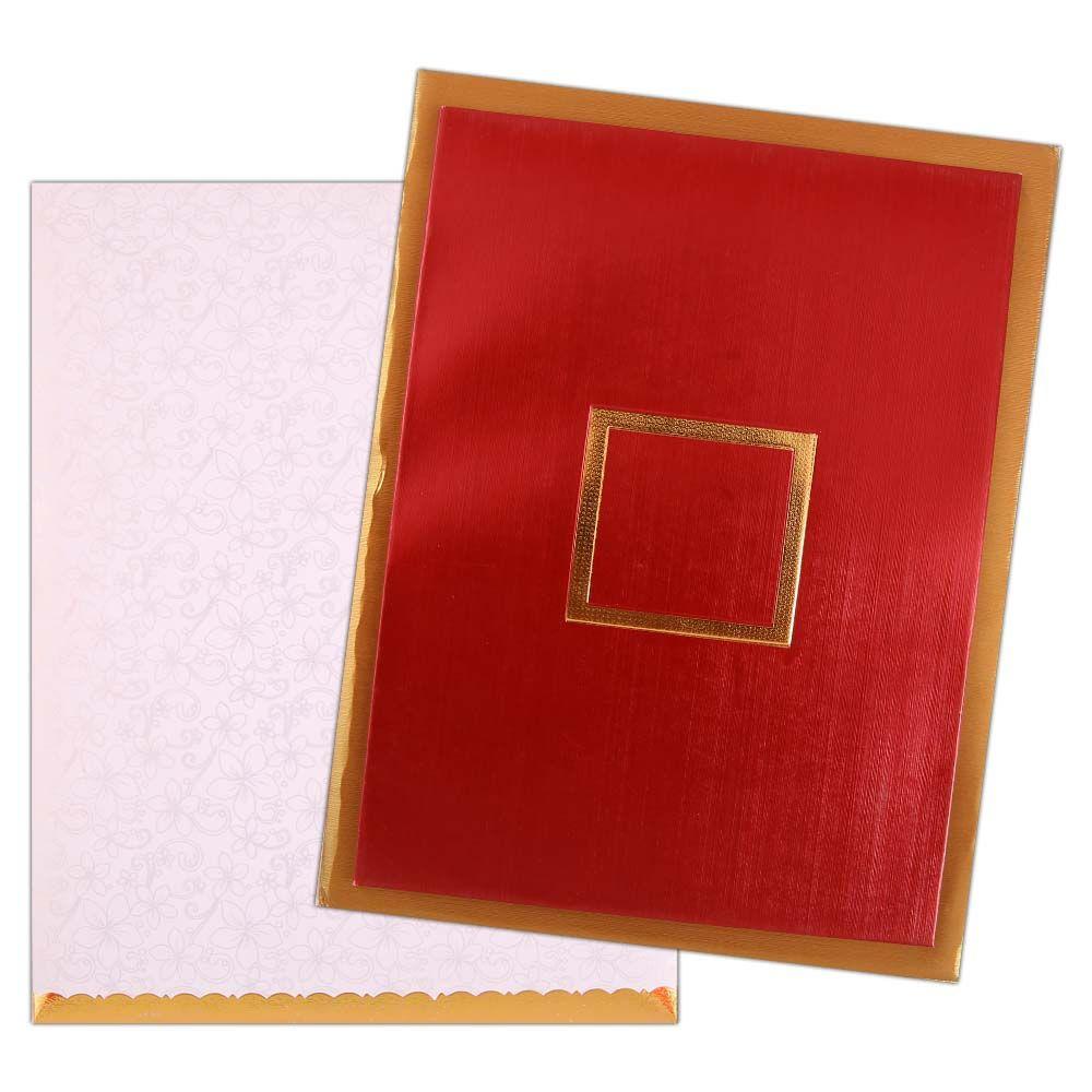 Invitation Card - Multi Occasion Red and Gold card - KNK3727