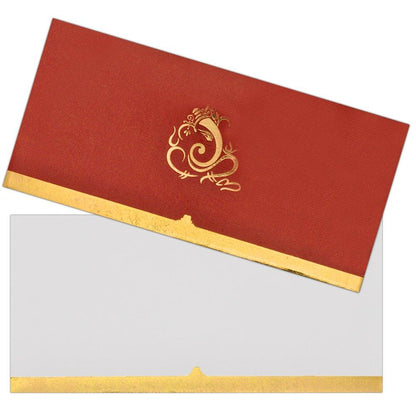 Red Personal Invitation Card-KNK3803